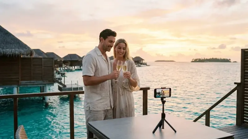 Γαμήλιο Ταξίδι στις Μαλδίβες: Πώς να Μοιραστείτε Κάθε Στιγμή, Χωρίς το Άγχος του Roaming