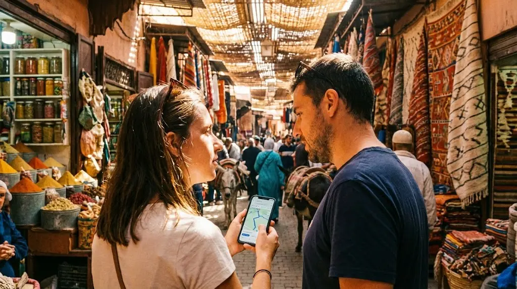 Escapada a Marrakech: Guía para tener Internet en la Medina sin pagar Roaming