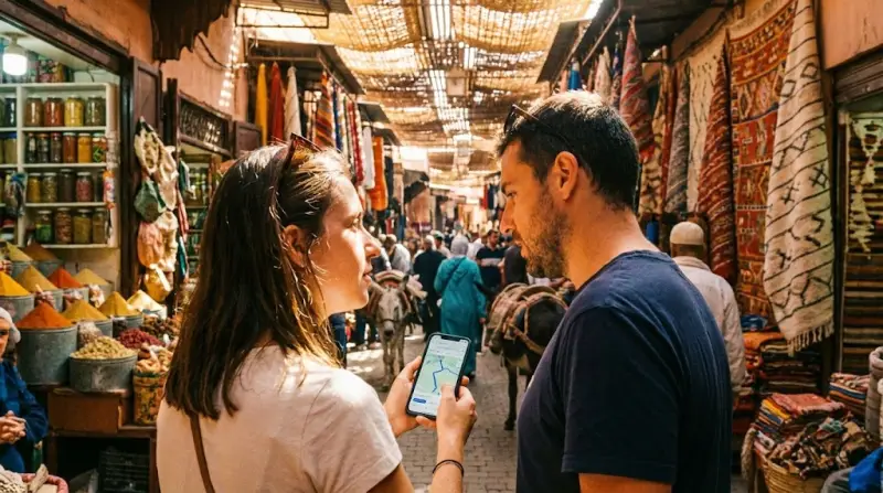 Escapada a Marrakech: Guía para tener Internet en la Medina sin pagar Roaming