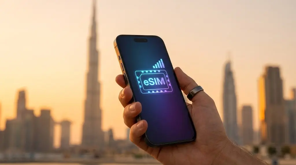 Dubaj a Emiráty levně: Proč je eSIM chytřejší volba než roaming?