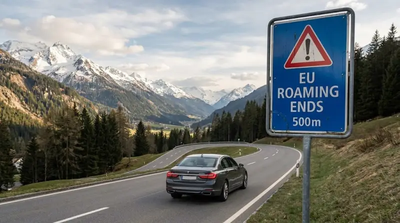 Kjører du gjennom Sveits? Husk at “Roam Like Home” IKKE gjelder her!
