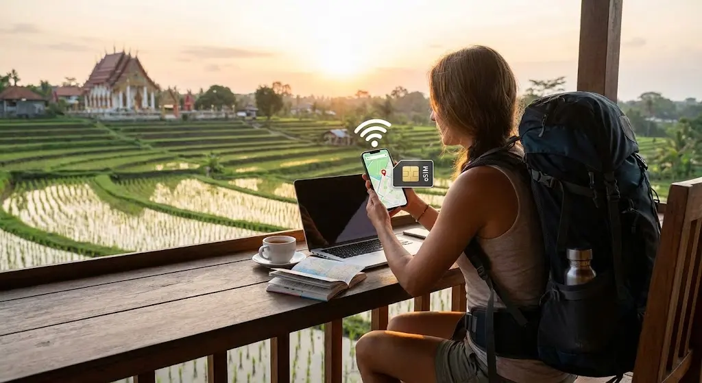 Podróż solo do Azji: Twój przewodnik po Internecie, eSIM i bezpieczeństwie