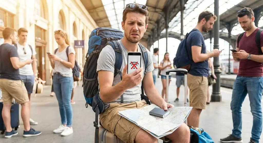 ماذا تفعل إذا انقطع الإنترنت فجأة أثناء السفر؟ حلول فورية وخطوات وقائية