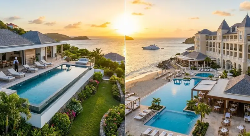 Villa Privée ou Hôtel 5 Étoiles à St-Barth : Le Duel de l'Hébergement de Luxe