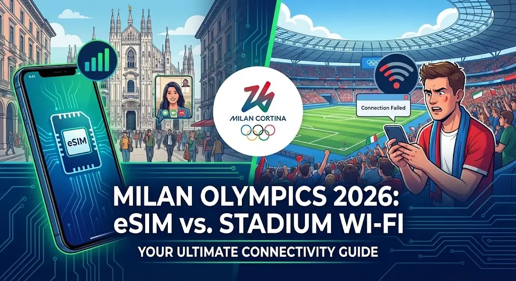 Milan Olympics 2026: eSIM vs. Stadium Wi-Fi—Your Ultimate Connectivity Guide
