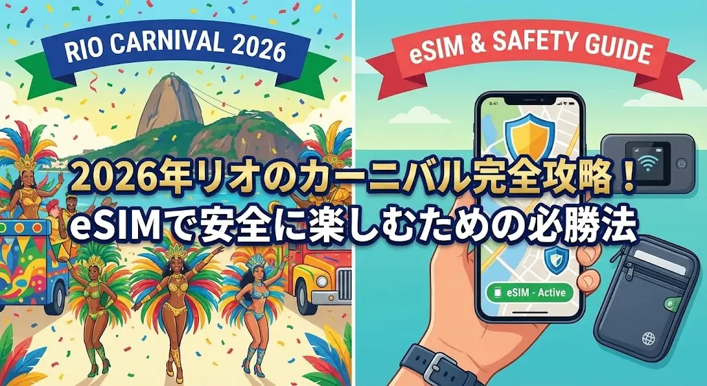 2026年リオのカーニバル完全攻略！eSIMで安全に楽しむための必勝法