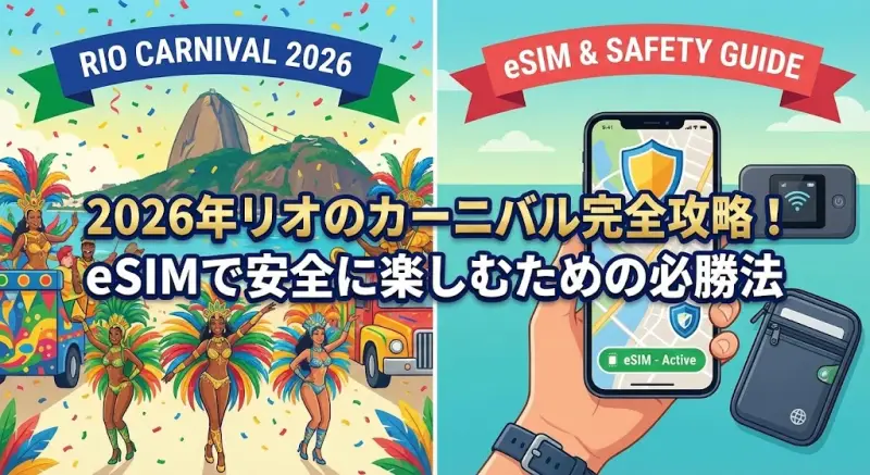 2026年リオのカーニバル完全攻略！eSIMで安全に楽しむための必勝法