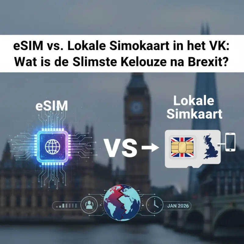 eSIM vs. Lokale Simkaart in het VK: Wat is de Slimste Keuze na Brexit?