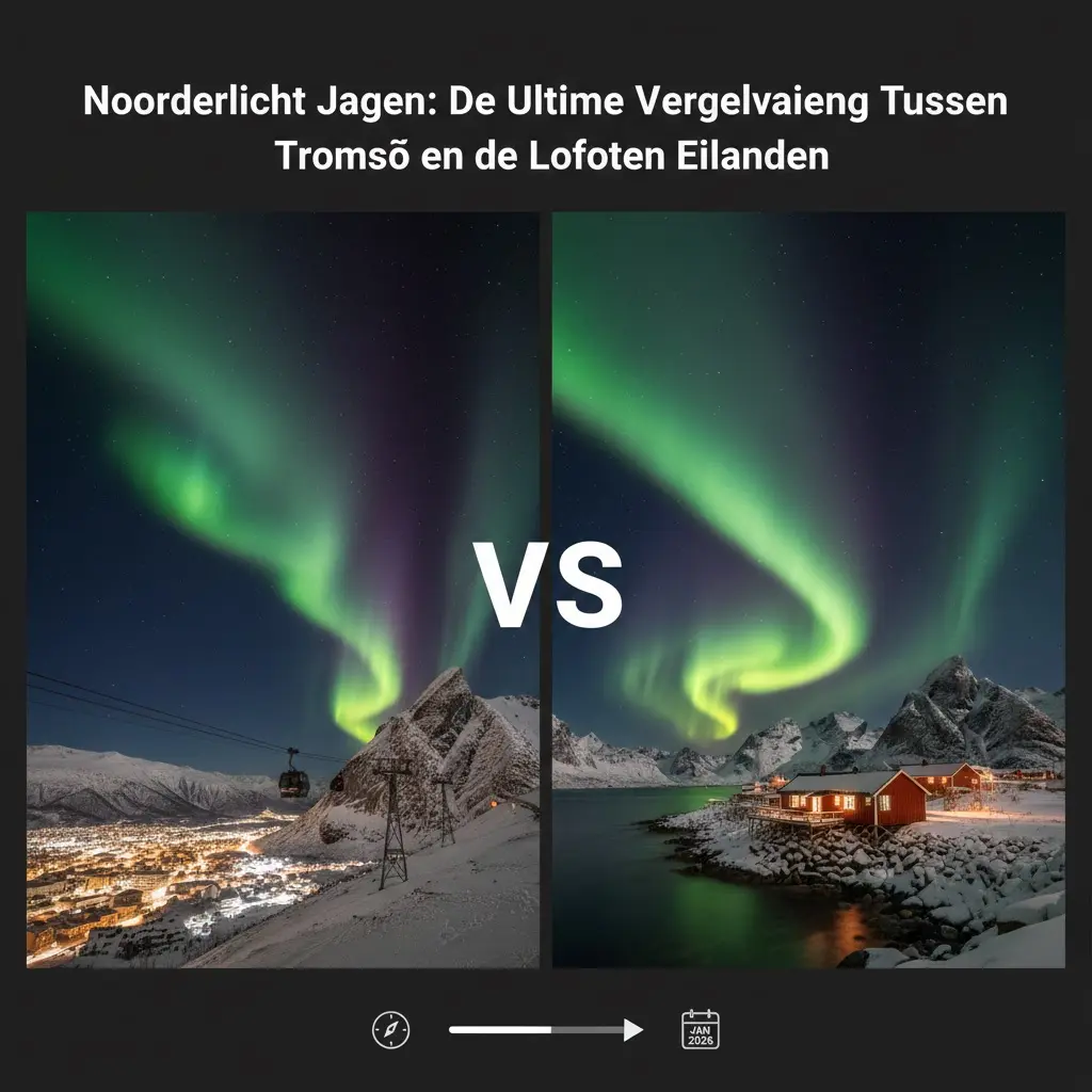 Noorderlicht Jagen: De Ultieme Vergelijking Tussen Tromsø en de Lofoten Eilanden