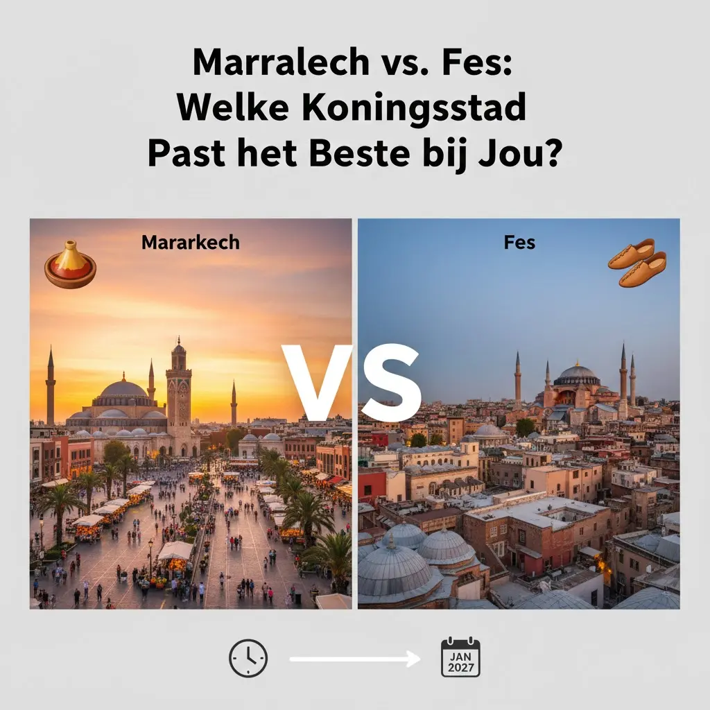 Marrakech vs. Fes: Welke Koningsstad Past het Beste bij Jou?
