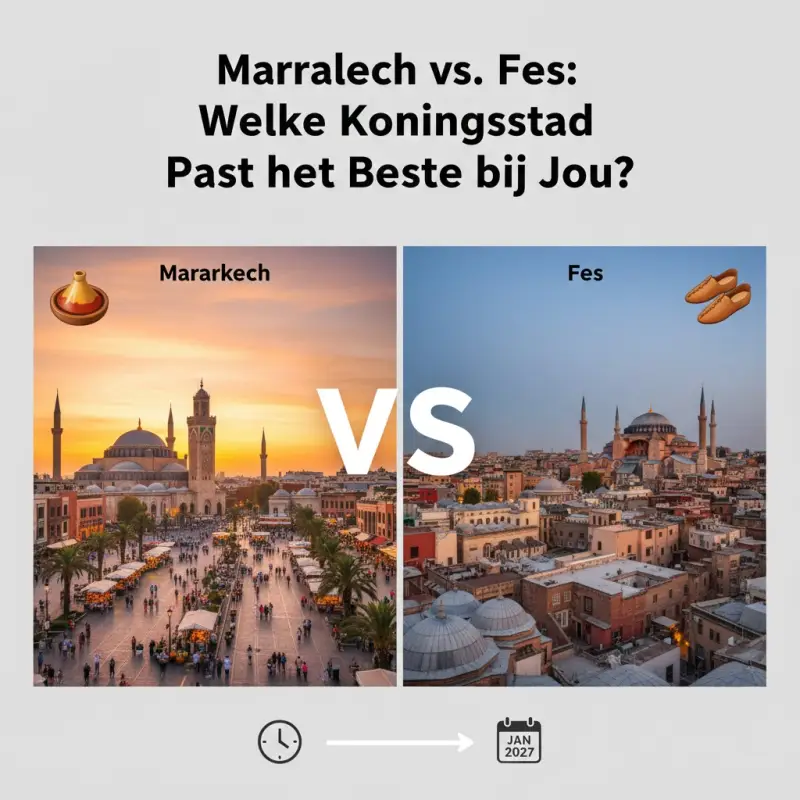 Marrakech vs. Fes: Welke Koningsstad Past het Beste bij Jou?