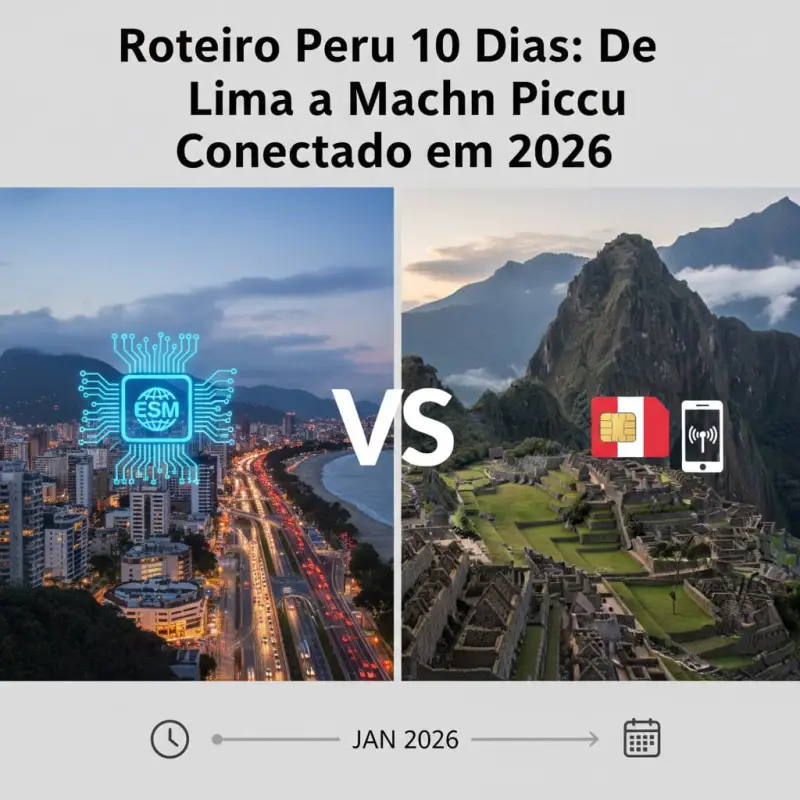 Roteiro Peru 10 Dias: De Lima a Machu Picchu Conectado em 2026