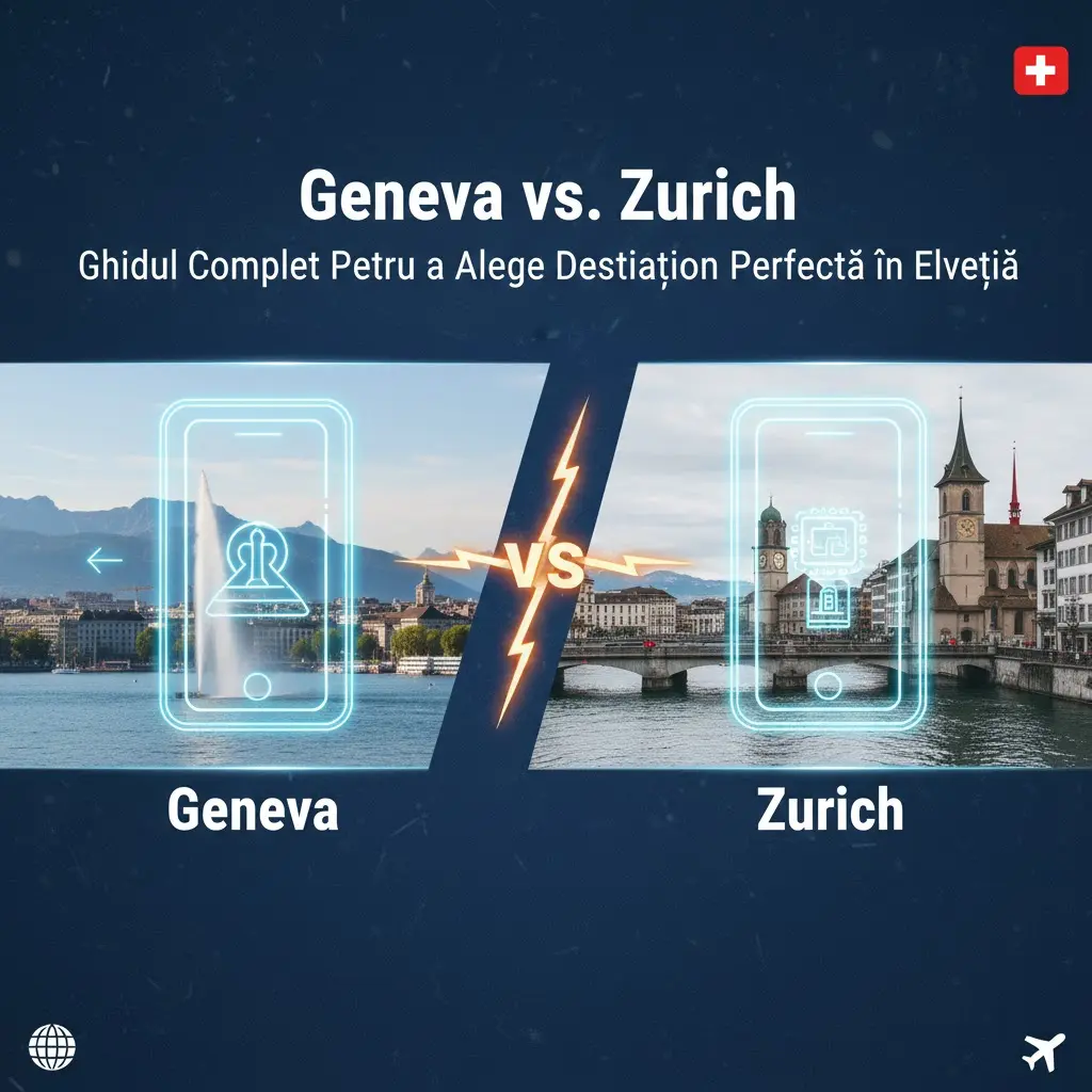 Geneva vs. Zurich: Ghidul Complet Pentru a Alege Destinația Perfectă în Elveția