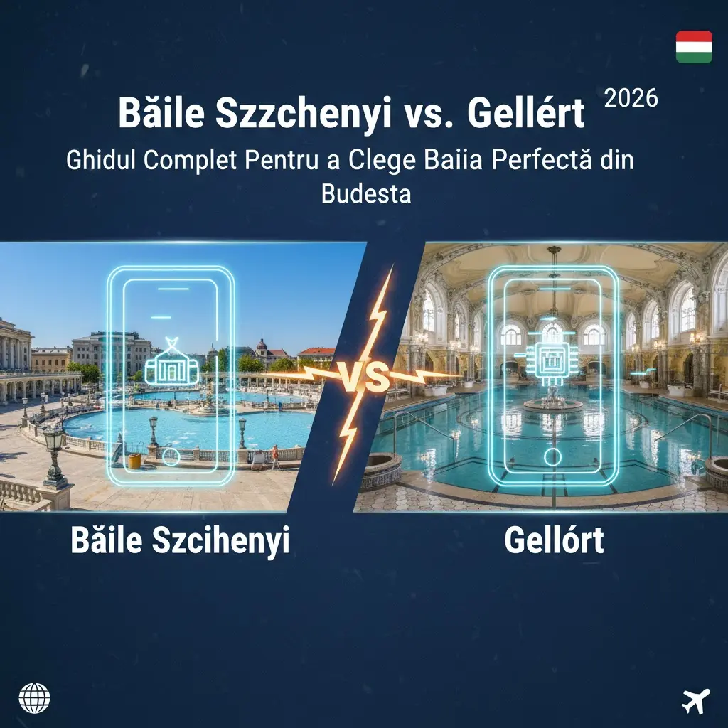 Băile Szechenyi vs. Gellért: Ghidul Complet Pentru a Alege Baia Perfectă din Budapesta