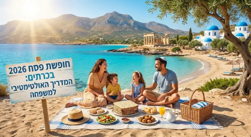 חופשת פסח 2026 בכרתים: המדריך האולטימטיבי למשפחה