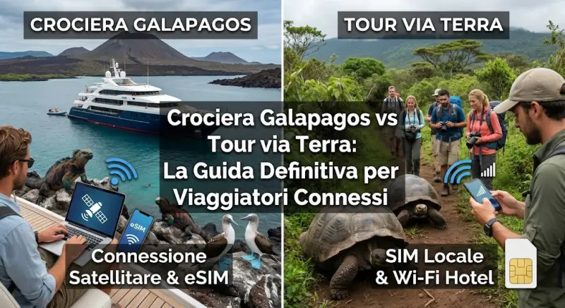Crociera Galapagos vs Tour via Terra: La Guida Definitiva per Viaggiatori Connessi