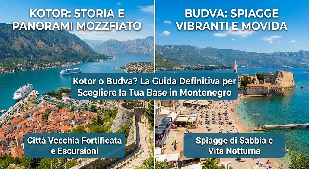 Kotor o Budva? La Guida Definitiva per Scegliere la Tua Base in Montenegro