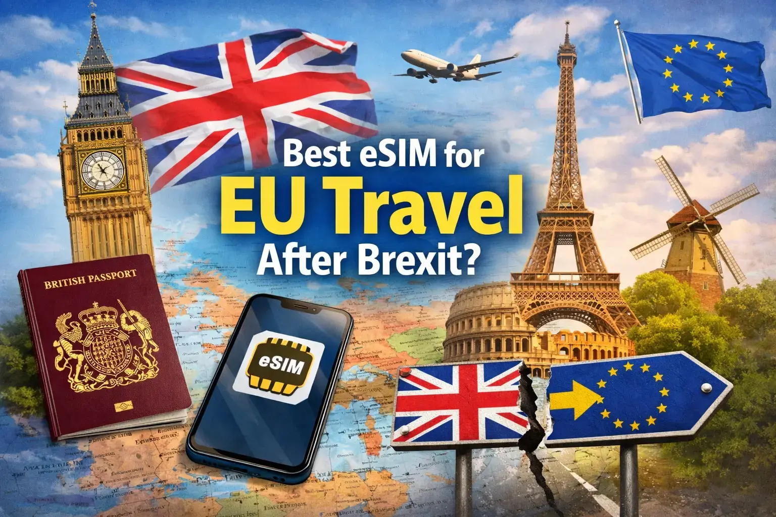 I’m British – What's the Best eSIM for EU Travel After Brexit?