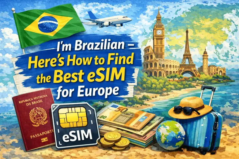 I’m Brazilian – Here’s How to Find the Best eSIM for Europe