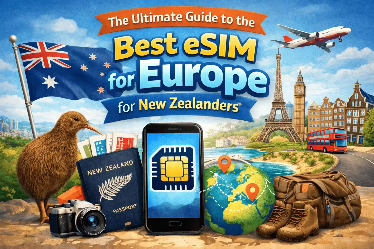 The Ultimate Guide to the Best eSIM for Europe for New Zealanders