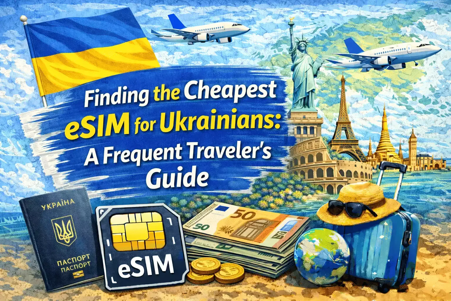Finding the Cheapest eSIM for Ukrainians: A Frequent Traveler's Guide