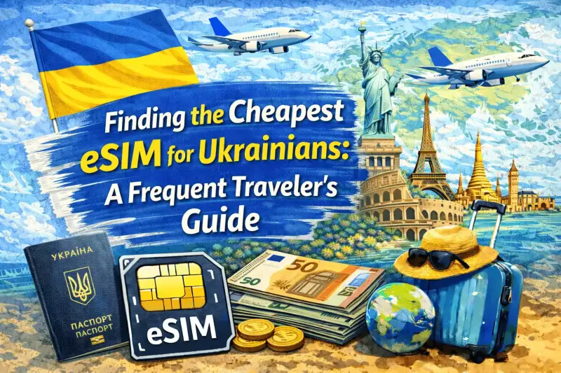 Finding the Cheapest eSIM for Ukrainians: A Frequent Traveler's Guide