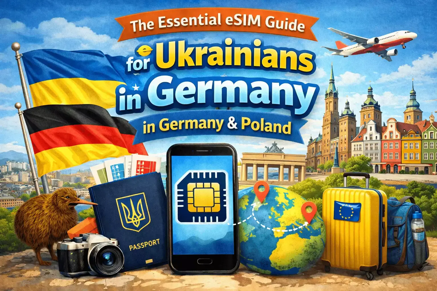 The Essential eSIM Guide for Ukrainians in Germany & Poland