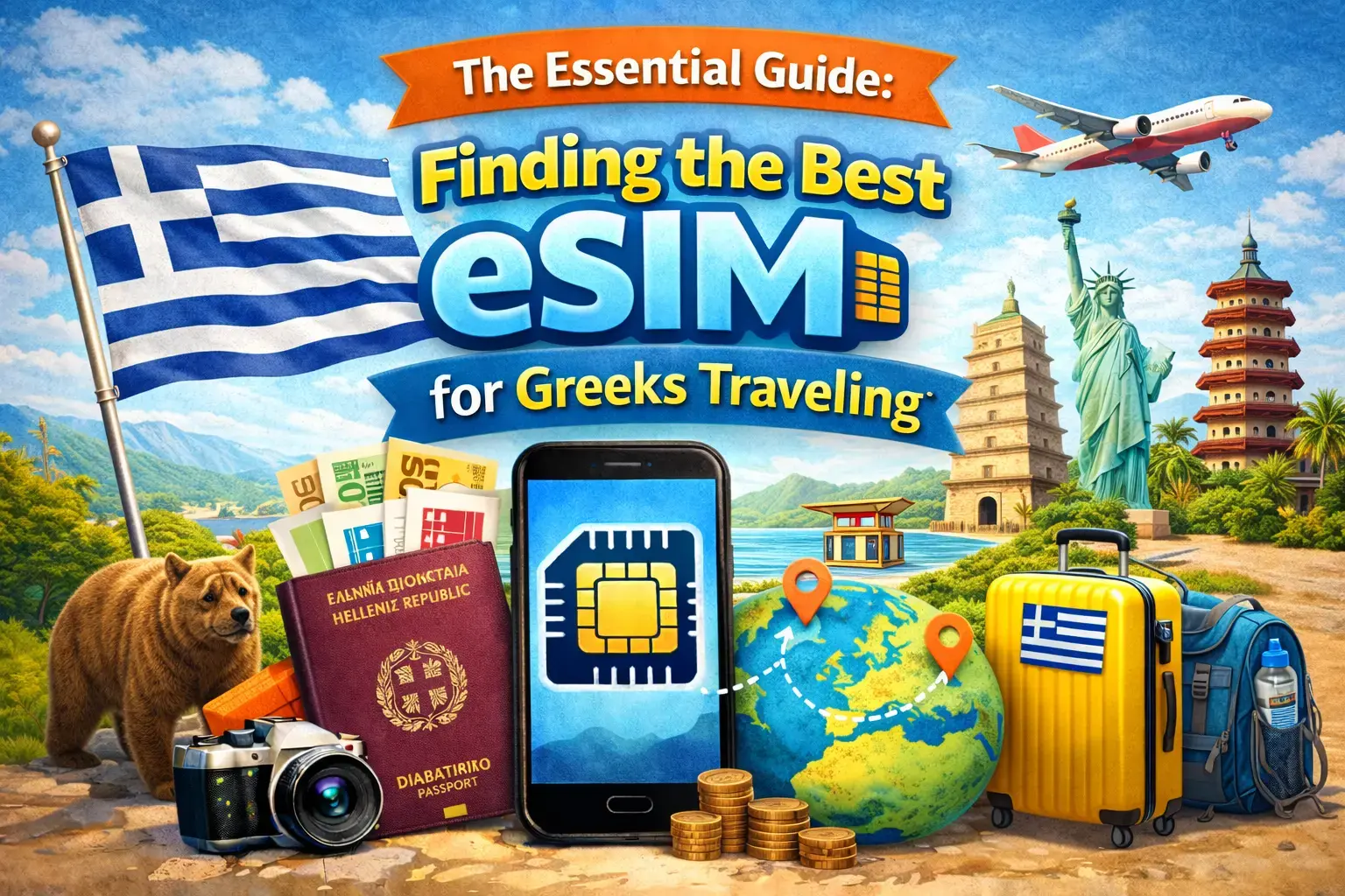 The Essential Guide: Finding the Best eSIM for Greeks Traveling Outside the EU