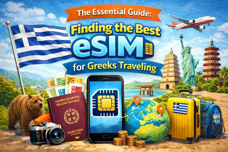 The Essential Guide: Finding the Best eSIM for Greeks Traveling Outside the EU