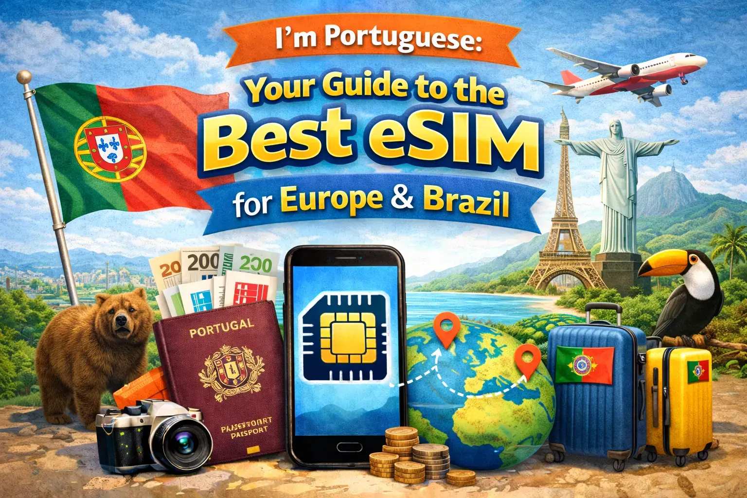 I’m Portuguese: Your Guide to the Best eSIM for Europe & Brazil