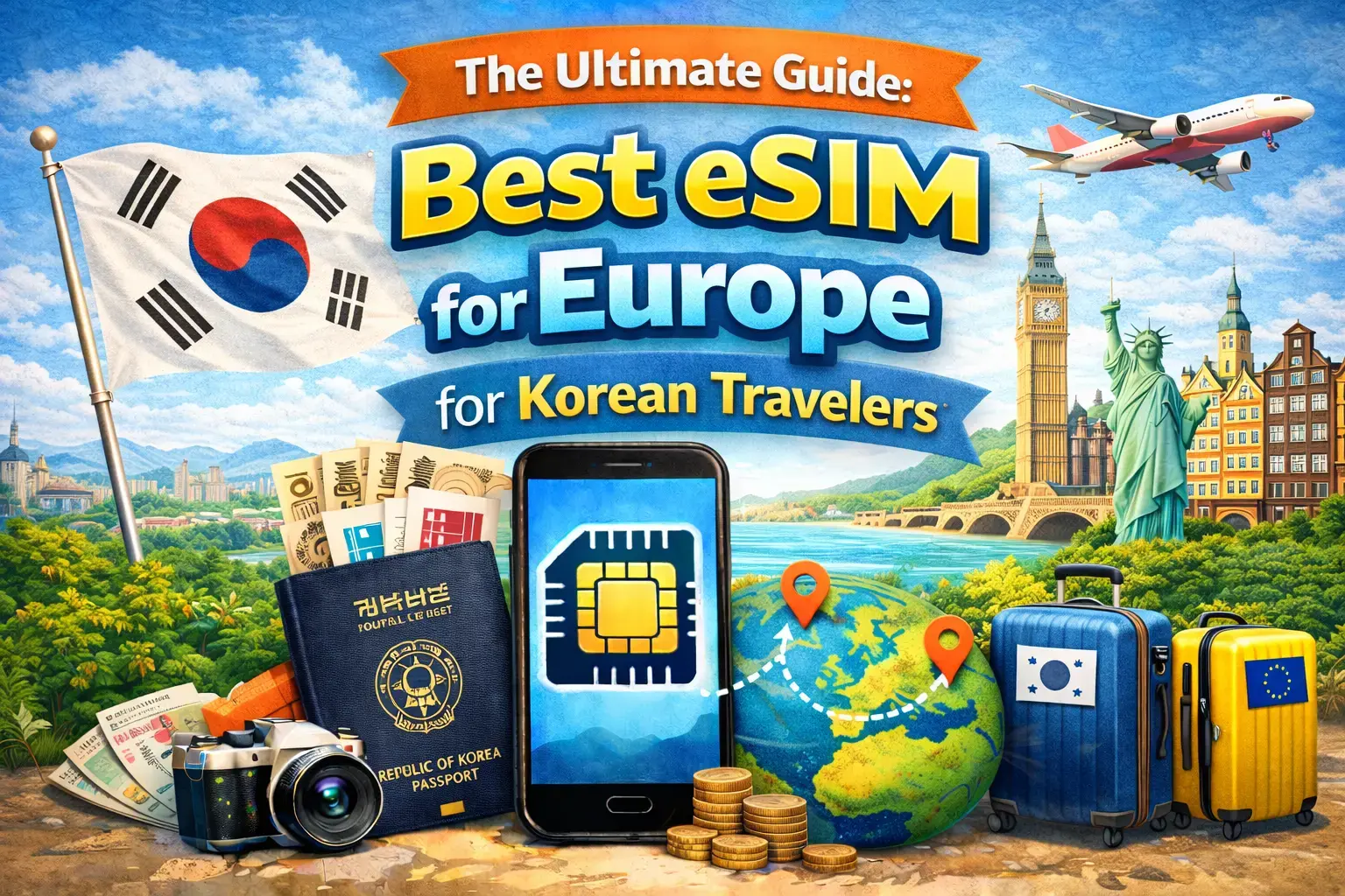 The Ultimate Guide: Best eSIM for Europe for Korean Travelers