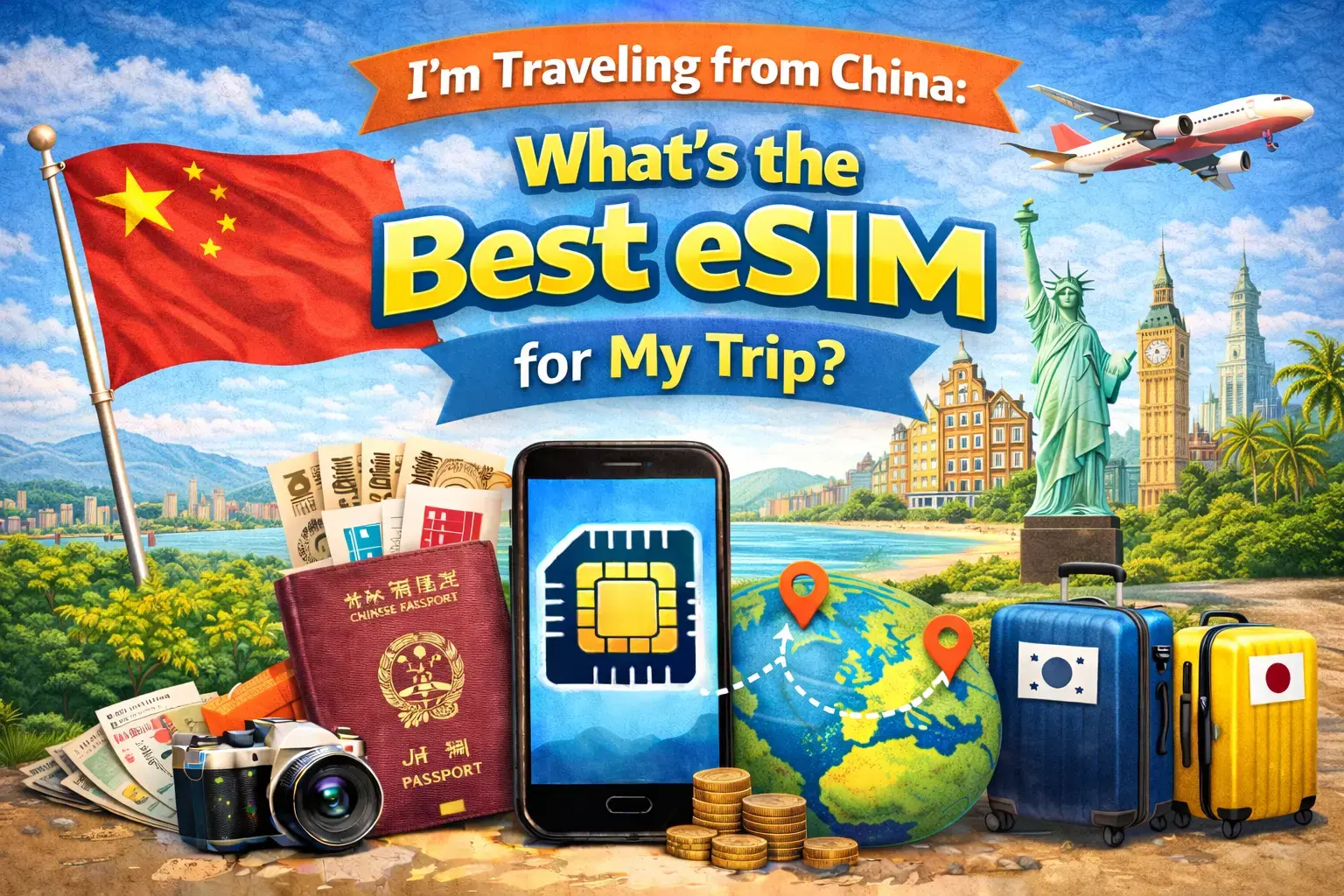 I’m Traveling from China: What’s the Best eSIM for My Trip?