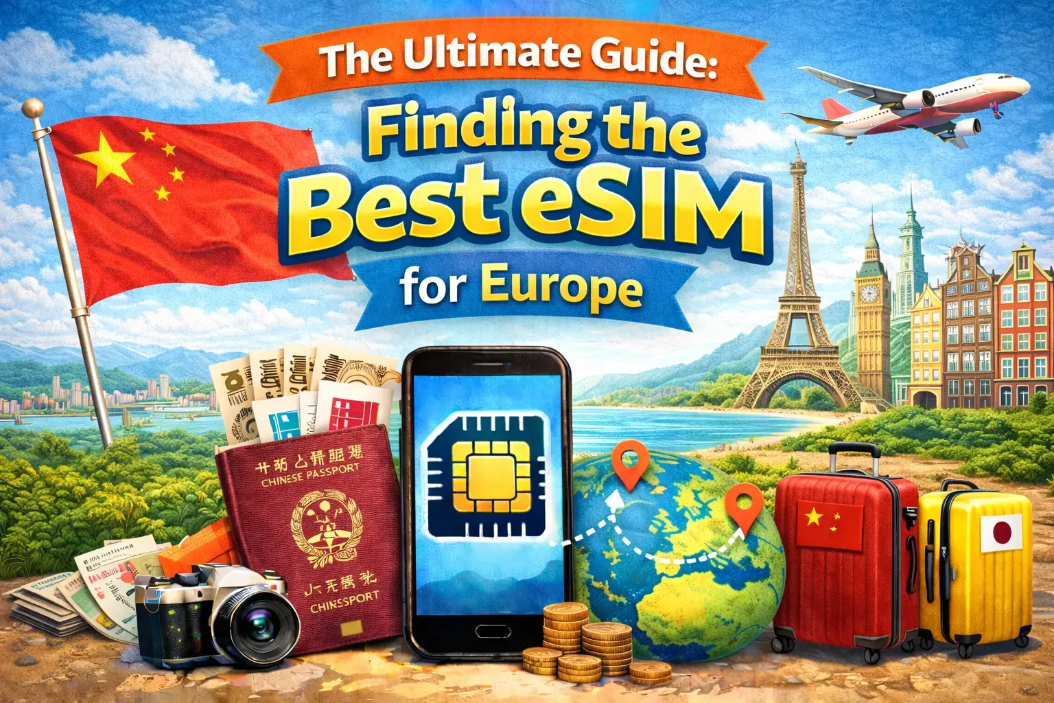 The Ultimate Guide: Finding the Best eSIM for Europe for Chinese Travelers