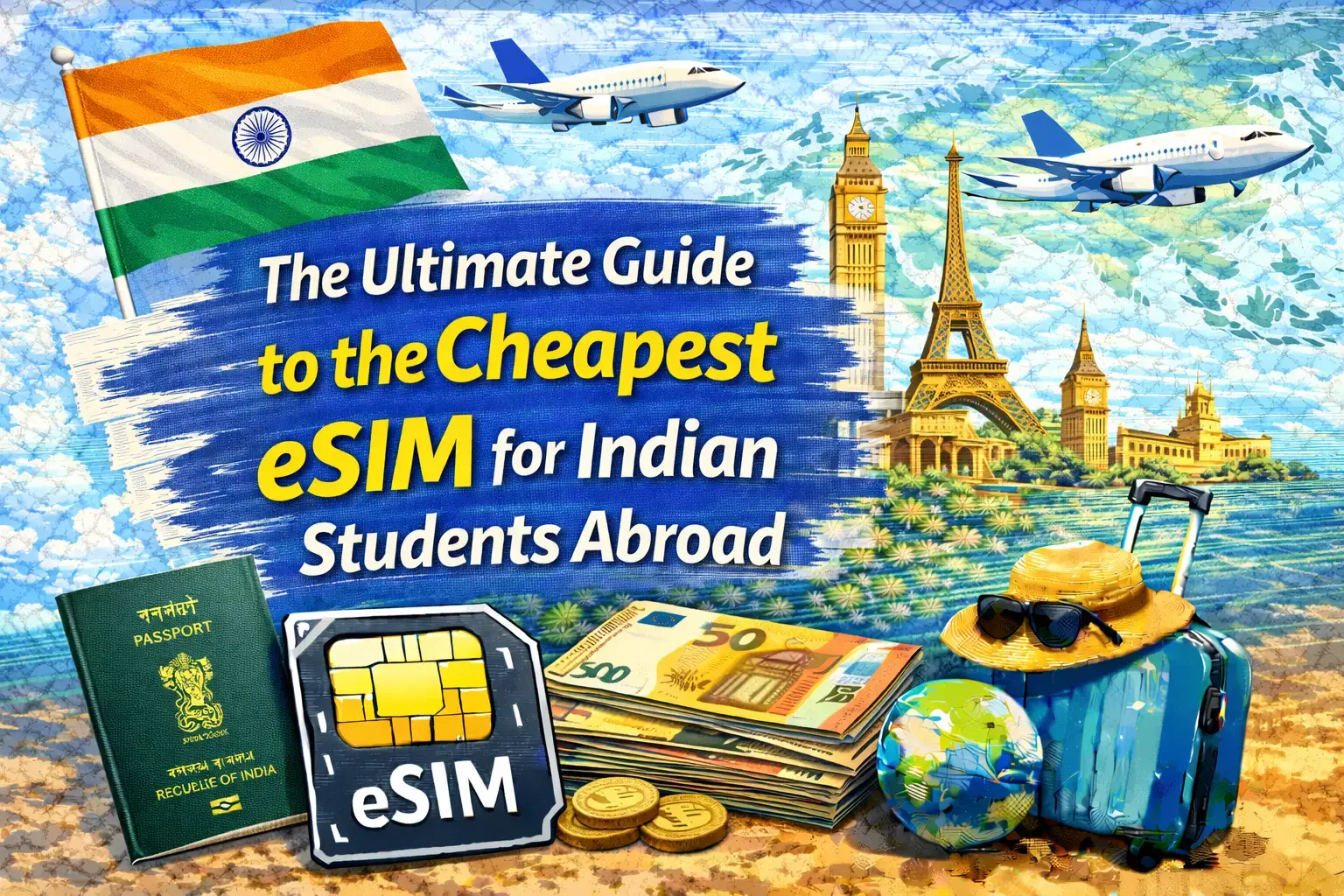 The Ultimate Guide to the Cheapest eSIM for Indian Students Abroad