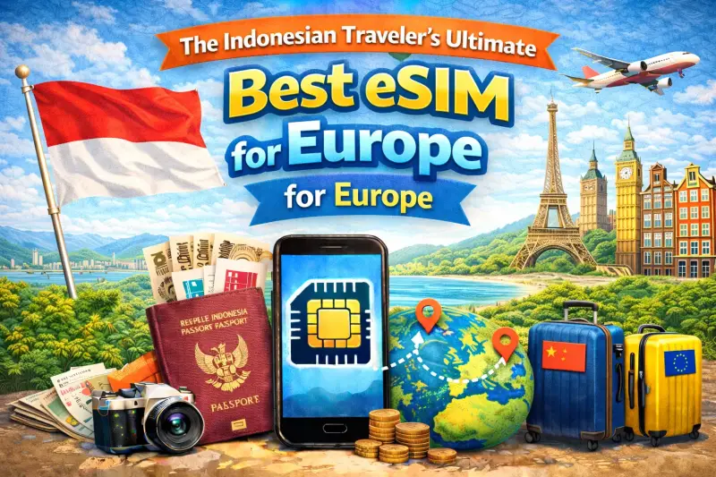 The Indonesian Traveler's Ultimate Guide to the Best eSIM for Europe