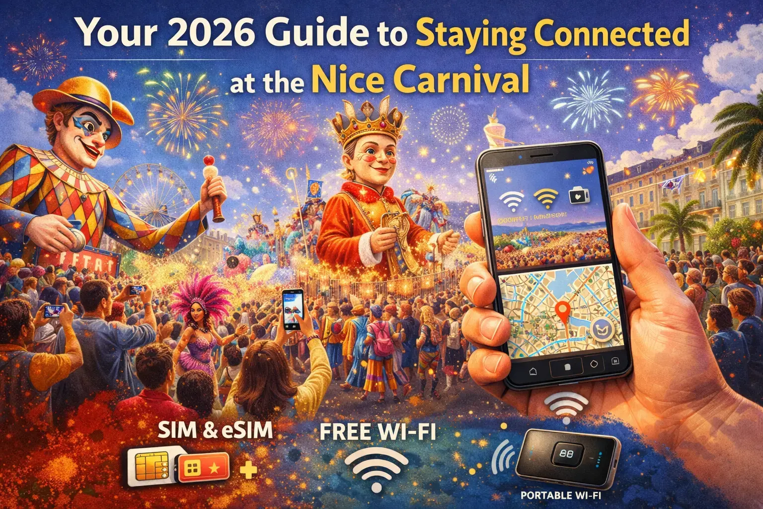 Your 2026 Guide to Staying Connected at the Nice Carnival