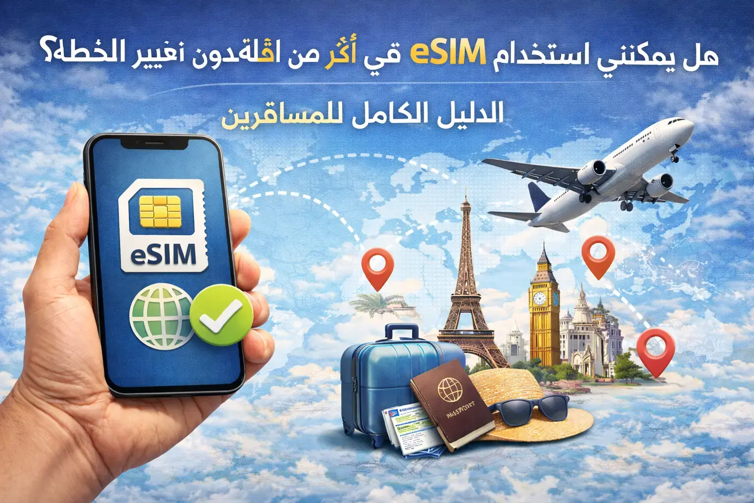هل يمكنني استخدام eSIM في أكثر من دولة بدون تغيير الخطة؟ الدليل الشامل للمسافرين