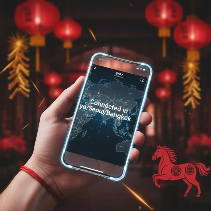 Guía Definitiva de eSIM para el Año Nuevo Lunar 2026 en Asia: Conexión Total