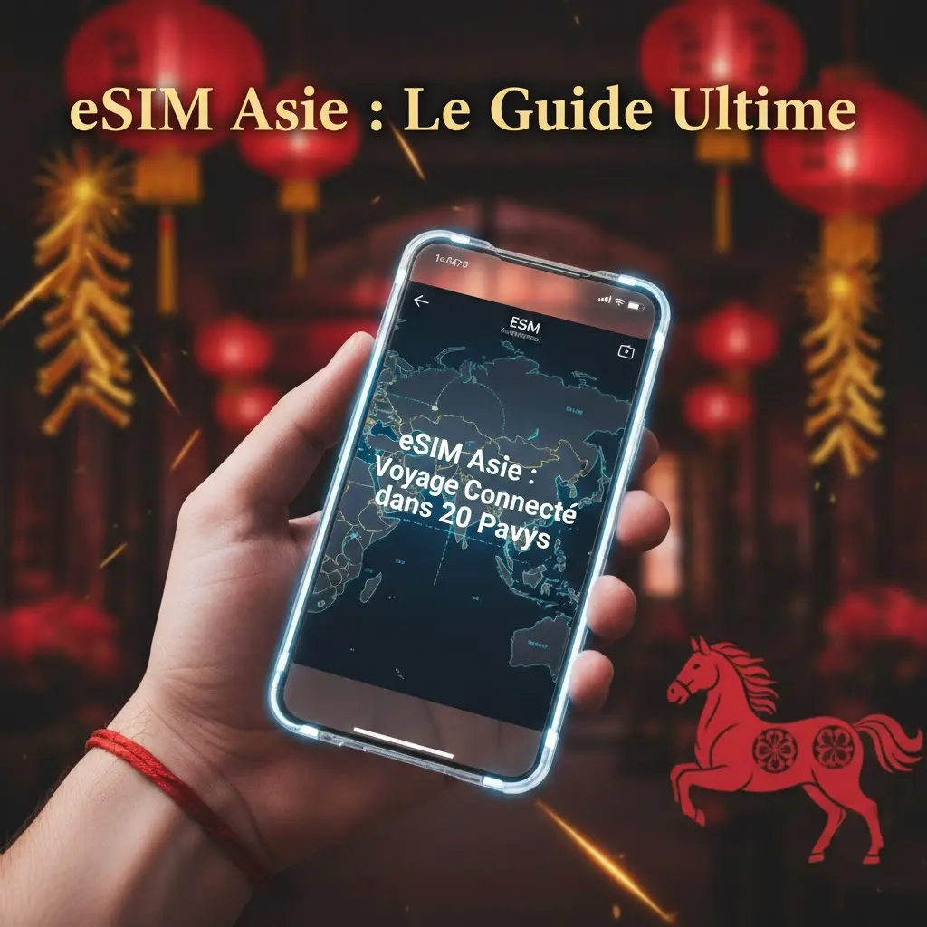 eSIM Asie : Le Guide Ultime pour un Voyage Connecté dans 20 Pays