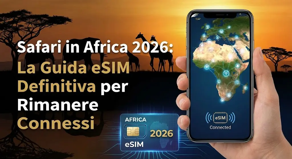 Safari in Africa 2026: La Guida eSIM Definitiva per Rimanere Connessi