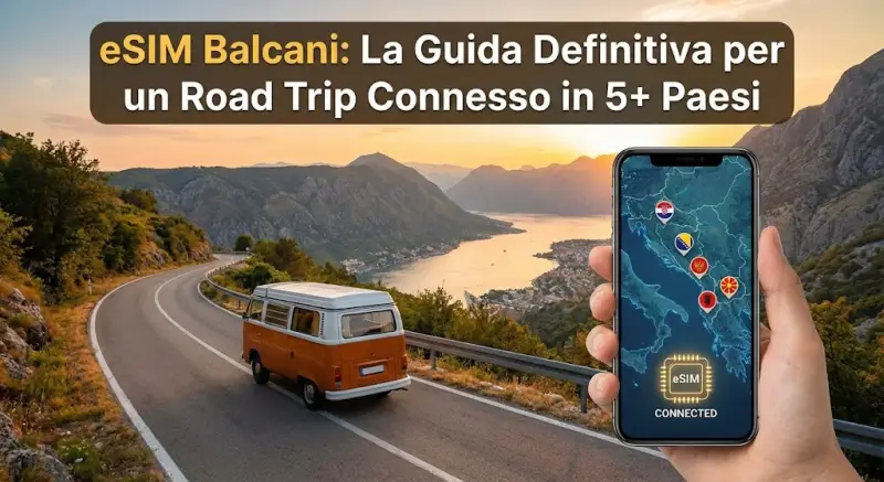 eSIM Balcani: La Guida Definitiva per un Road Trip Connesso in 5+ Paesi