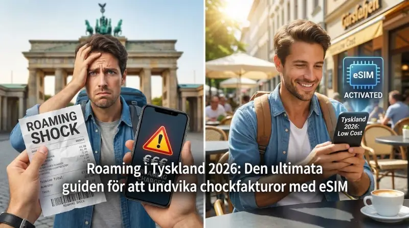Roaming i Tyskland 2026: Den ultimata guiden för att undvika chockfakturor med eSIM
