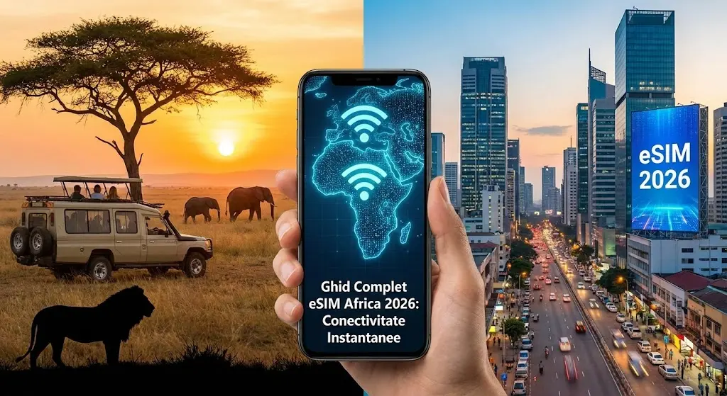Ghid Complet eSIM Africa 2026: Conectivitate Instantanee pentru Safari și Orașe
