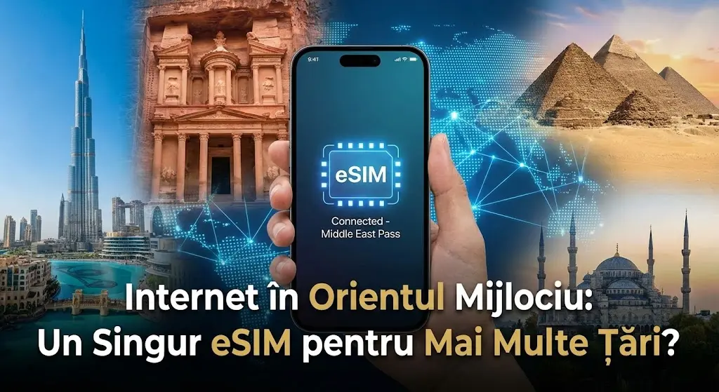 Internet în Orientul Mijlociu: Un Singur eSIM pentru Mai Multe Țări?