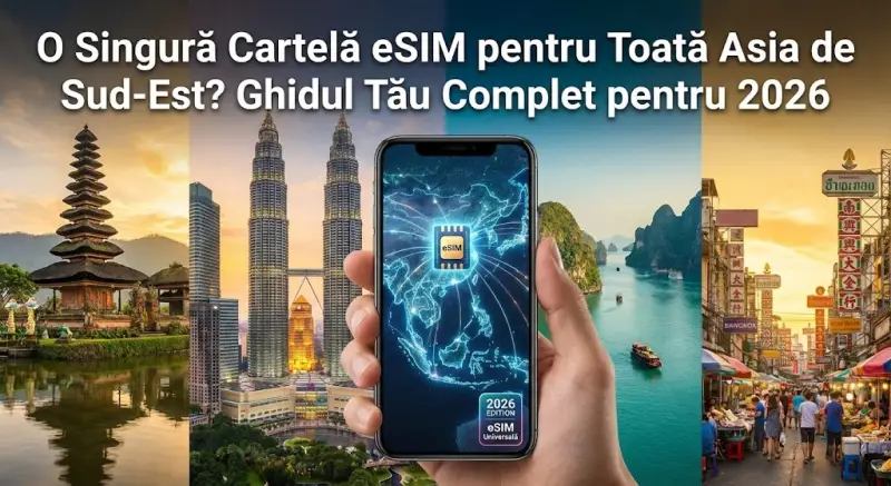 O Singură Cartelă eSIM pentru Toată Asia de Sud-Est? Ghidul Tău Complet pentru 2026