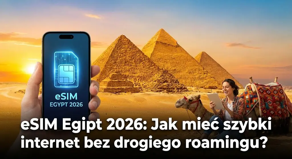 eSIM Egipt 2026: Jak mieć szybki internet bez drogiego roamingu?