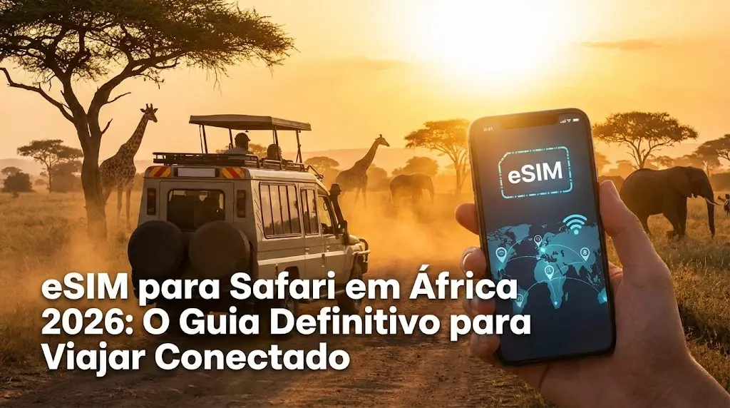 eSIM para Safari em África 2026: O Guia Definitivo para Viajar Conectado