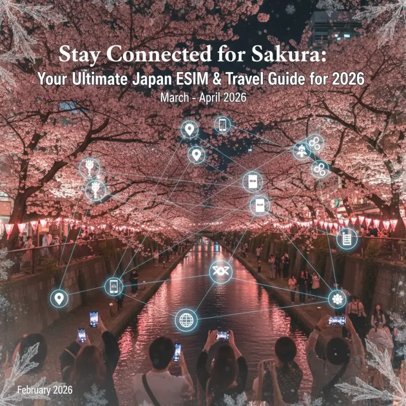 Stay Connected for Sakura: Your Ultimate Japan eSIM & Travel Guide for 2026