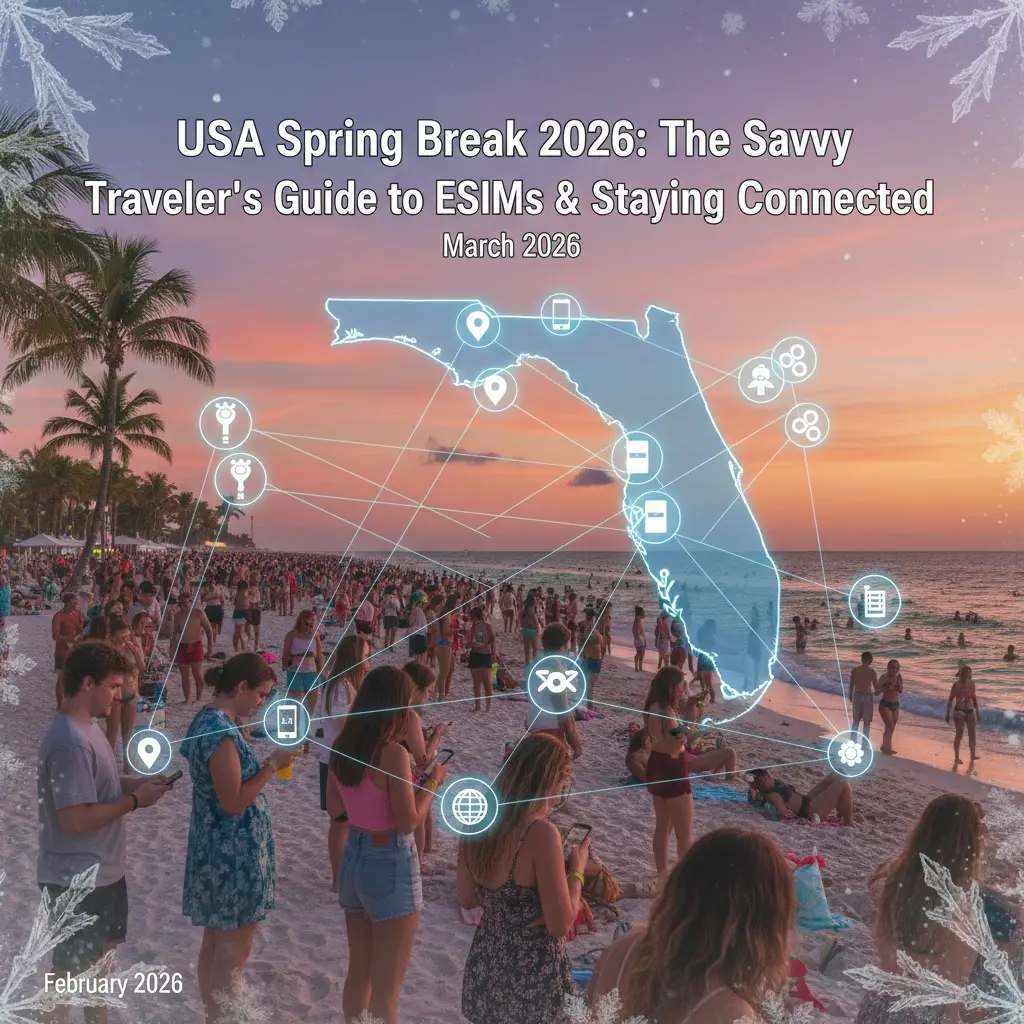 USA Spring Break 2026: The Savvy Traveler's Guide to eSIMs & Staying Connected