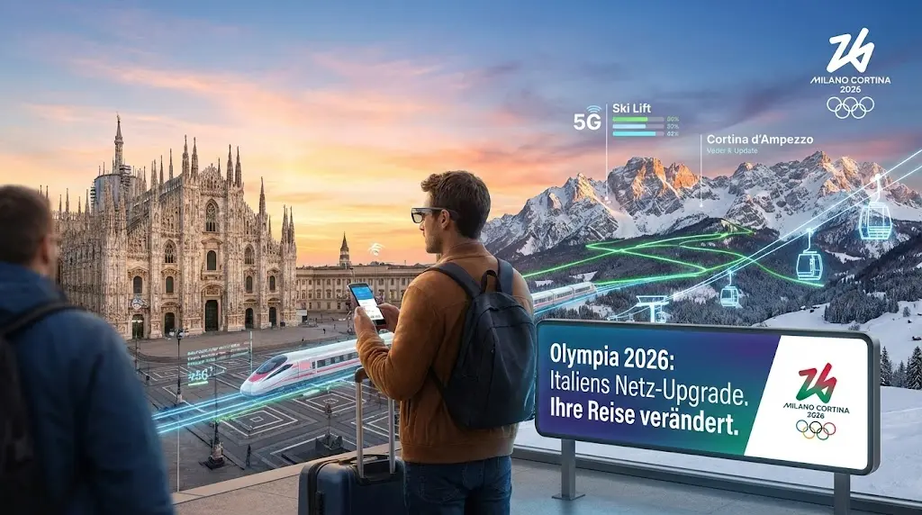 Olympia 2026: Wie Italiens Netz-Upgrade in Mailand & Cortina Ihre Reise verändert